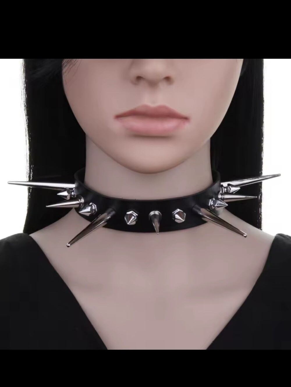 Spiked PU Leather Choker